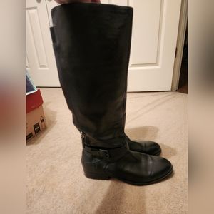 Nine West Leather Tall Riding Boots